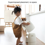 Thickened Plastic Chair Household Footstool Bathroom Anti-skid Small Stool for Children, Anti-skid Small Stool