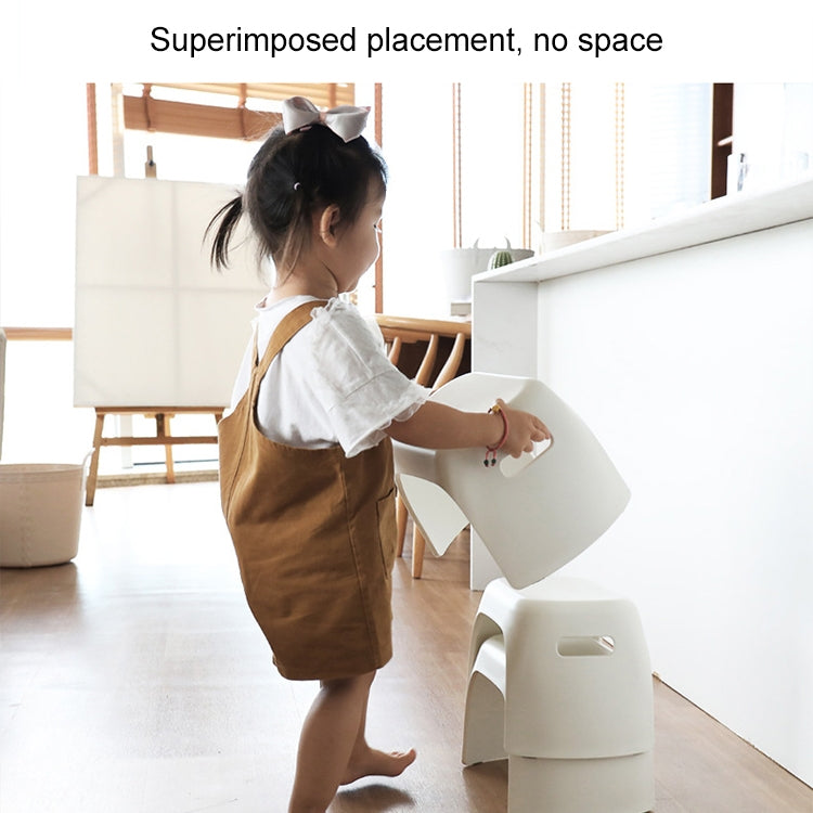 Thickened Plastic Chair Household Footstool Bathroom Anti-skid Small Stool for Children, Anti-skid Small Stool
