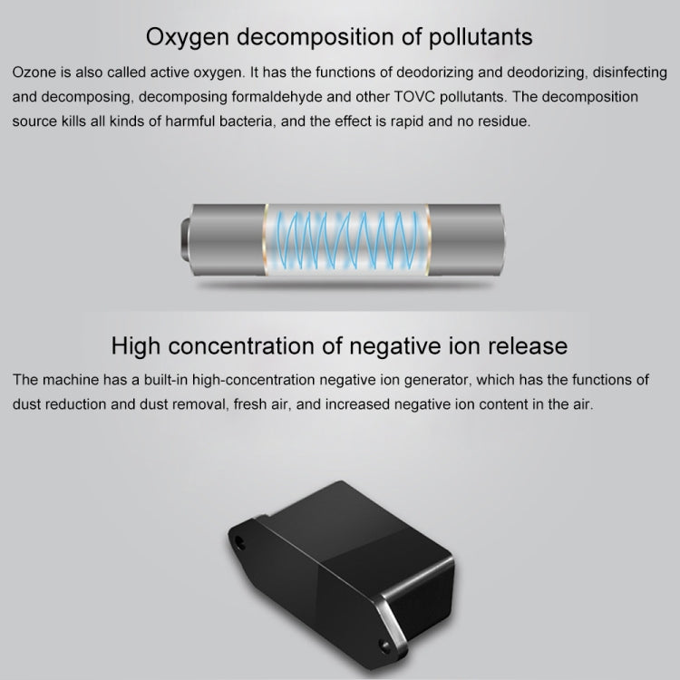 Nobico XD05A Portable Air Purifier Household Ozone Disinfection Machine, XD05A