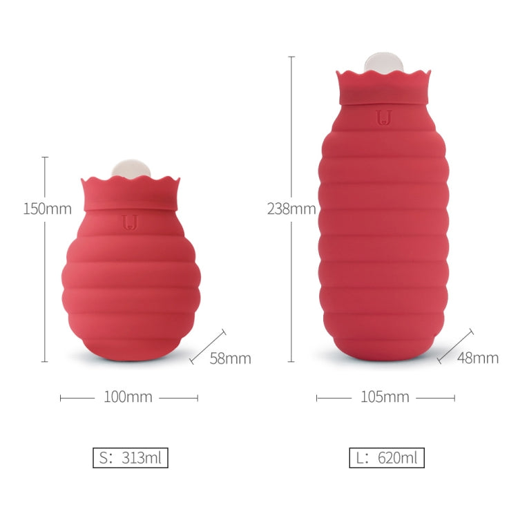 Original Xiaomi Youpin Jotun Judy Warm Water Bag  Silicone Hot Water Bag Small Size：15x10x5.8cm, Hot Water Bag