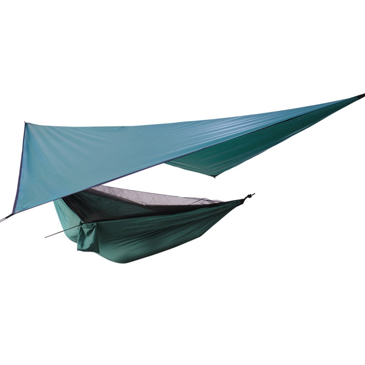 Outdoor Weatherproof Mosquito Net Hammock Backdrop Set, 360x290cm Lake Green