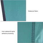 Outdoor Weatherproof Mosquito Net Hammock Backdrop Set, 360x290cm Lake Green