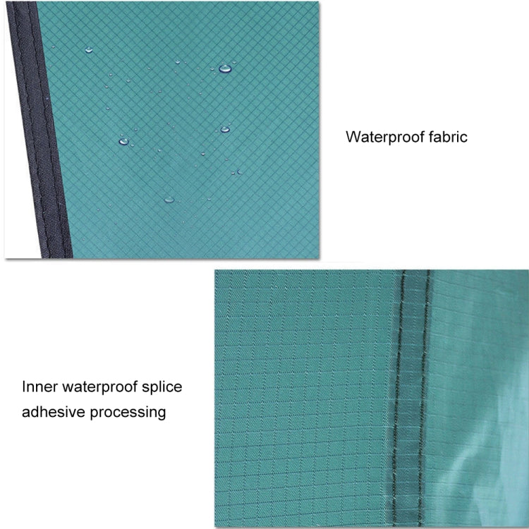 Outdoor Weatherproof Mosquito Net Hammock Backdrop Set, 360x290cm Lake Green