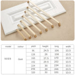 9009-128 Modern Simple Cabinet Door Handle Drawer Wardrobe Zinc Alloy Handle, 9009-128