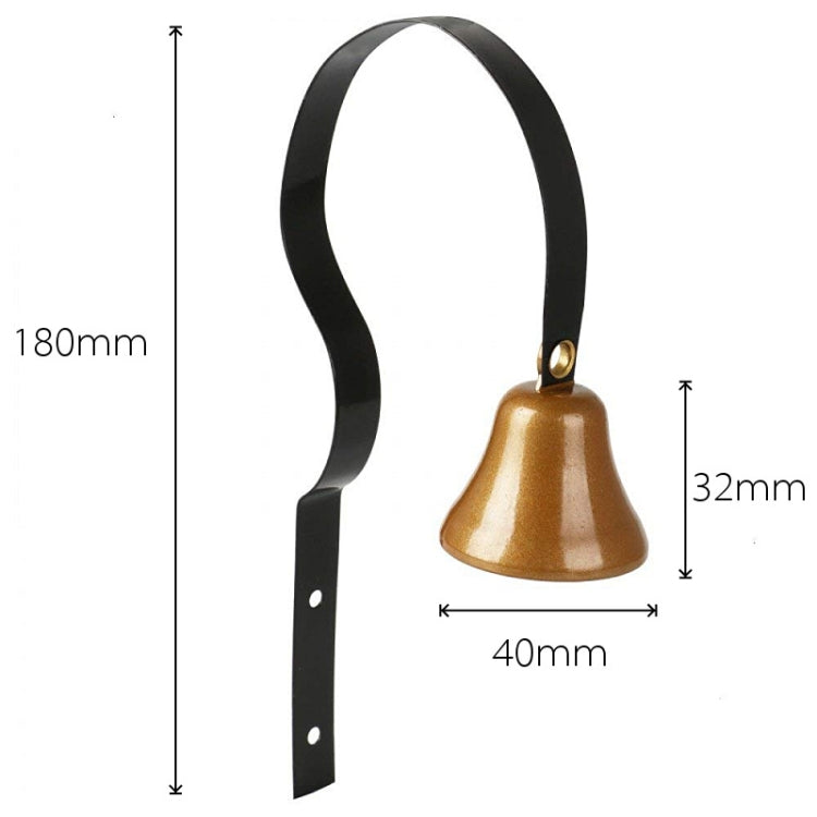 Retro Christmas Bell Metal Wall Bells Pet Dog Training Doorbell Home Decor