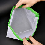 10 PCS Double-Stitched Strength Reusable Fruit Sandwich Pouch Mesh Storage Bags, Size: 30cm x 43cm, Random Color Delivery, Size: 30cm x 43cm