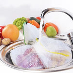 10 PCS Double-Stitched Strength Reusable Fruit Sandwich Pouch Mesh Storage Bags, Size: 30cm x 43cm, Random Color Delivery, Size: 30cm x 43cm