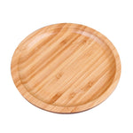 Household Creative Simple Round Bamboo Tea Tray Mini Tea Table, Diameter: 30cm, Diameter: 30cm