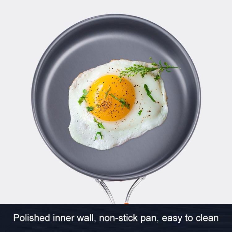 Hewolf 1692 Outdoor Camping Tableware Pots Cookwear Set for 2-3 Person, HW-K1692 For 2-3 Person