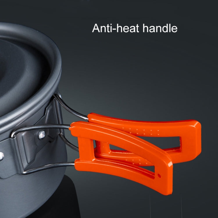 Hewolf 1692 Outdoor Camping Tableware Pots Cookwear Set for 2-3 Person, HW-K1692 For 2-3 Person