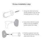 Brass Creative Wall Hanging Key Receiving Hanging Hook, Size: 4.5x1.5cm, 4.5x1.5cm