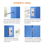 1 Set 106 Stainless Steel Invisible Door Bead Spring Beads Special Bead Lock Door Bead, 106 All Stainless Steel