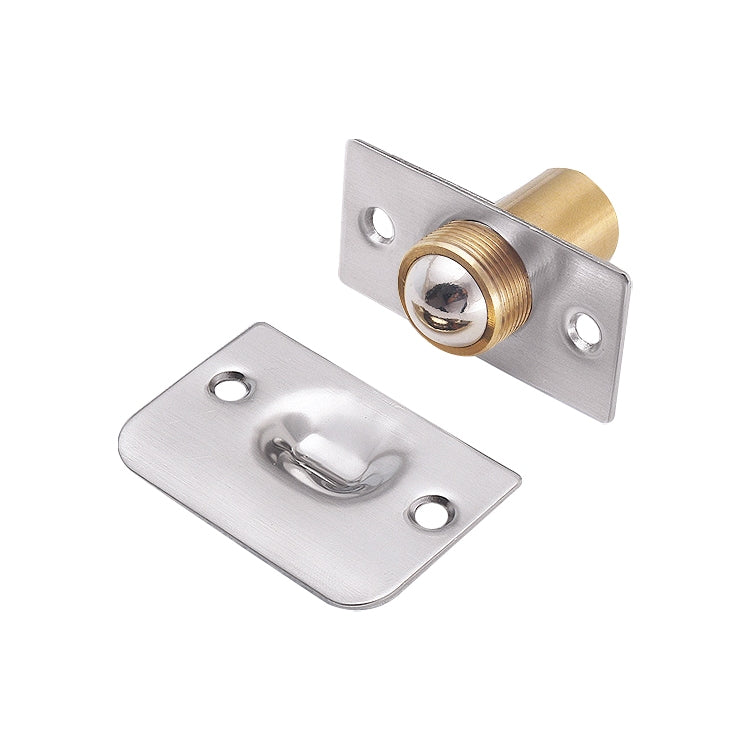 1 Pair 107 Stainless Steel Invisible Door Bead Spring Beads Special Bead Lock Door Bead, 107 Copper + stainless Steel Panel