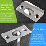 1 Pair 107 Stainless Steel Invisible Door Bead Spring Beads Special Bead Lock Door Bead, 107 Copper + stainless Steel Panel