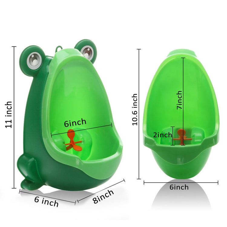 Cartoon Frog Shape Kids Wall-Mounted Potty Toilet