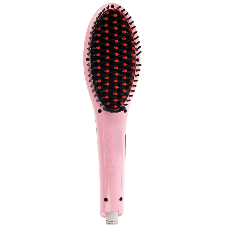 Handheld Innovative Hair Straightener Comb with LCD Temperature Display, EU Plug