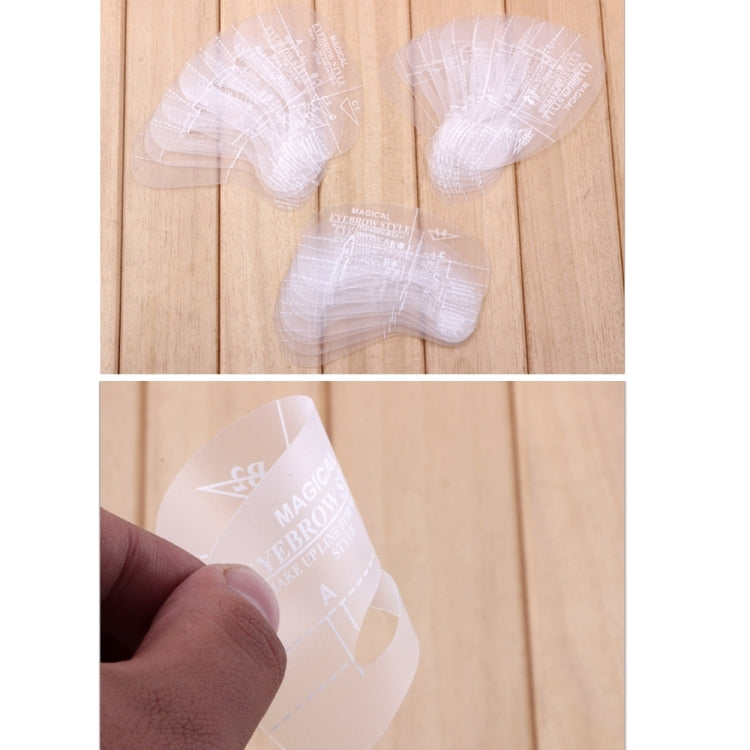 24-in-1 Augenbrauen-Schablonen-Set, 24-in-1