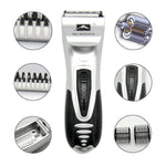Battery Power Supplied Electric Hair Shaver For Children Man Haircut Machine(Silver)