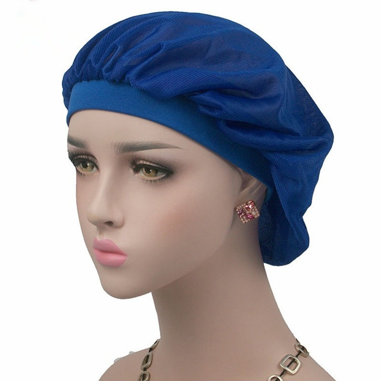 Coconut Nightcap Air Conditioning Cap Long Hair Cap Wide Band Satin Bonnet
