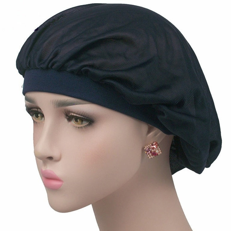 Coconut Nightcap Air Conditioning Cap Long Hair Cap Wide Band Satin Bonnet