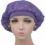 Coconut Nightcap Air Conditioning Cap Long Hair Cap Wide Band Satin Bonnet