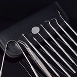 9 In 1 Stainless Steel Dentist Tools Set, 9 In 1