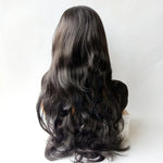 Centre-parted Big Curve Long Curls Wig Chemical Fiber Hair Full Headgear for Women