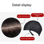 Corn Blanching Long Curly Hair Wig Headgear for Women