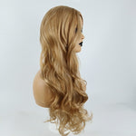 Gradient Color Long Curly Hair Wig Headgear for Women