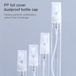 50 PCS Perfume Bottle Spray Bottle Perfume Bottle Empty Bottle, Capacity:5ML (Transparent), 5ML (Transparent)