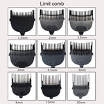 HJ-2018 Men Electric Shaver Fader Self-help Hair Clipper with Wai Cloth + Sponge, Standard Version, CN Plug, with Wai Cloth + Sponge