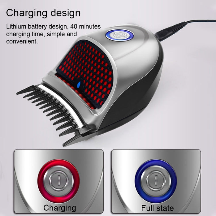 HJ-2018 Men Electric Shaver Fader Self-help Hair Clipper with Spare Cutter Head, Standard Version, CN Plug, with Spare Cutter Head