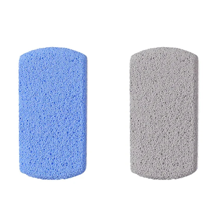 037 Double-color Grindstone Foam Glass Foot Rub, Color Random Delivery, 037