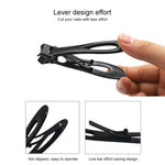 Nail Art Tool Nail Clipper Stainless Steel Nail Nipper, Size: S, 6.9 x 1.3cm, Size: 6.9 x 1.3cm (Black), Size: 6.9 x 1.3cm (Silver)