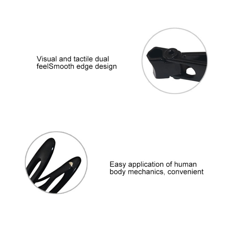 Nail Art Tool Nail Clipper Stainless Steel Nail Nipper, Size: S, 6.9 x 1.3cm, Size: 6.9 x 1.3cm (Black), Size: 6.9 x 1.3cm (Silver)
