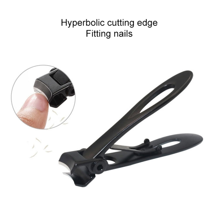 Nail Art Tool Nail Clipper Stainless Steel Nail Nipper, Size: L, 8.8 x 1.6cm, Size: 8.8 x 1.6cm (Black), Size: 8.8 x 1.6cm (Silver)