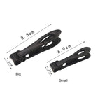Nail Art Tool Nail Clipper Stainless Steel Nail Nipper, Size: L, 8.8 x 1.6cm, Size: 8.8 x 1.6cm (Black), Size: 8.8 x 1.6cm (Silver)