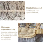 A557 Ladies Mid-point Big Wave Linen Brown Mixed Color Long Curly Wig