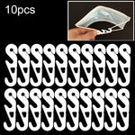 10 PCS Extension Adjustable Anti-Slip S Hook Ear Loops Retainer for Face Mask, Anti-Slip S Hook(Black), Anti-Slip S Hook(White)