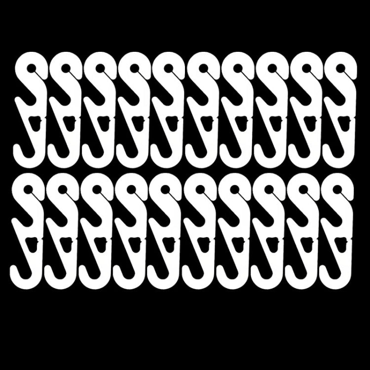 10 PCS Extension Adjustable Anti-Slip S Hook Ear Loops Retainer for Face Mask, Anti-Slip S Hook(Black), Anti-Slip S Hook(White)