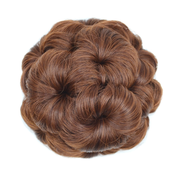30M33# Wig Ball Head Flower Hairpin Hair Bag Wig Headband for Bride, 30M33#