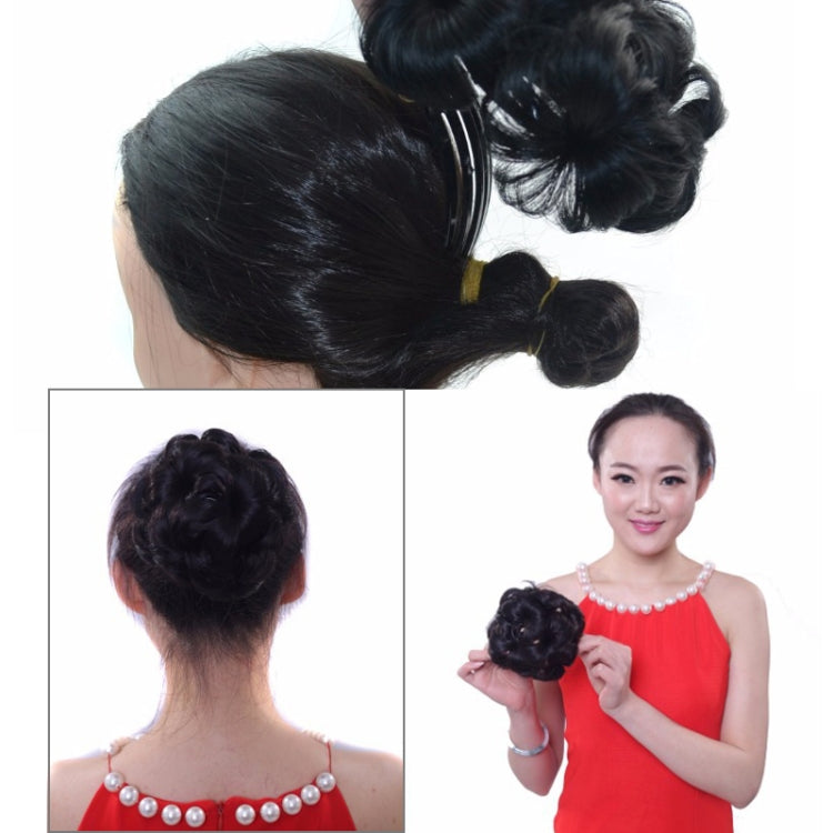 Wig Ball Head Flower Hairpin Hair Bag Wig Headband for Bride, 33#, 28C#, 0906#, 73C#, 613#, 2M30#, 04C#, 2M33#, BUG#, 1#, 2#, 4#