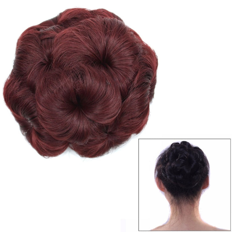 Wig Ball Head Flower Hairpin Hair Bag Wig Headband for Bride, 33#, 28C#, 0906#, 73C#, 613#, 2M30#, 04C#, 2M33#, BUG#, 1#, 2#, 4#