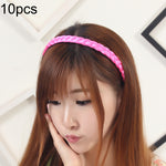 10 PCS Wig Twist Braid Jewelry Headband Hair Buckle (Light Yellow)