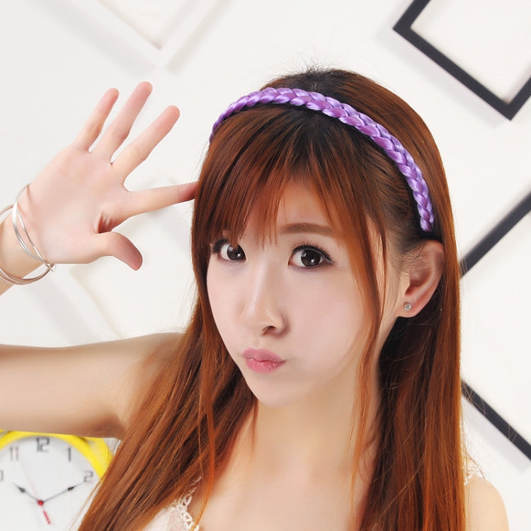 10 PCS Wig Twist Braid Jewelry Headband Hair Buckle (Light Yellow)