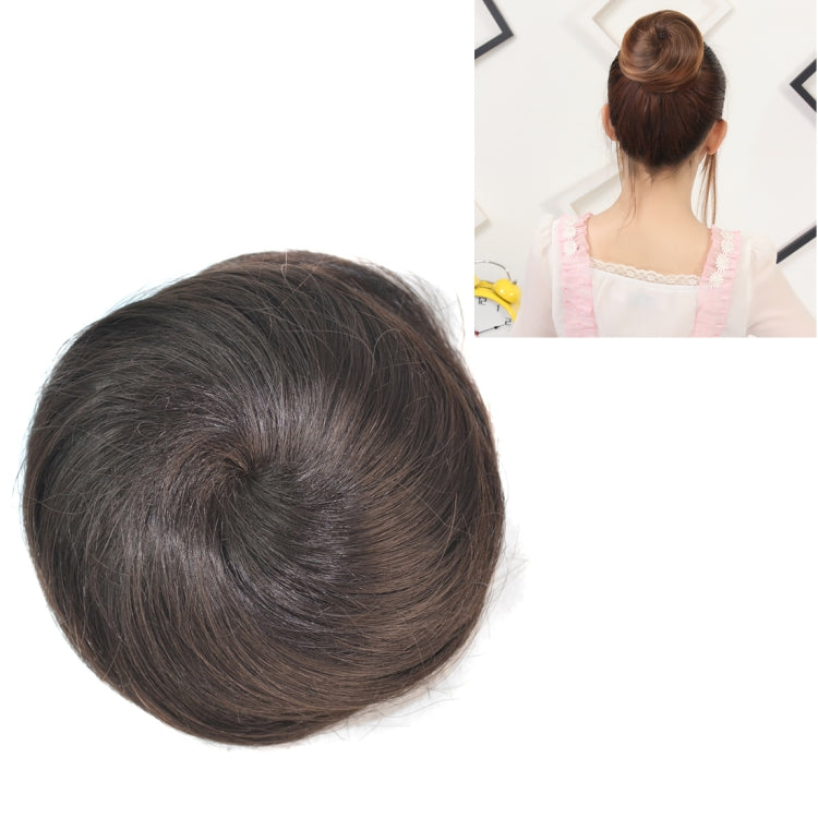 حزمة شعر على شكل زهرة كعكة الشعر (كستنائي)