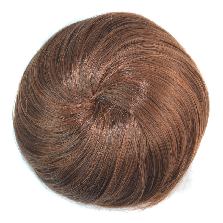 Wig Bun Flower Shape Hair Package Hair Disk(Chestnut)