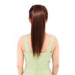 Natural Long Straight Hair Ponytail Bandage-style Wig Ponytail for Women，Length: 45cm, 45cm