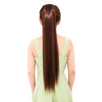 Natural Long Straight Hair Ponytail Bandage-style Wig Ponytail for Women，Length: 75cm, 75cm