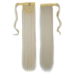 60# Invisible Seamless Bandage-style  Wig Long Straight Hair Wig Ponytail, 60#